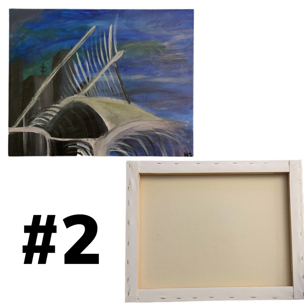 MILWAUKEE ART MUSEUM PAINTING - Picture 5 of 7